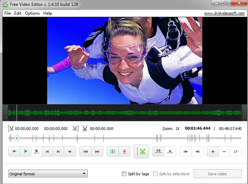 DVDVideoSoft Free Video Editor Screenshot 1