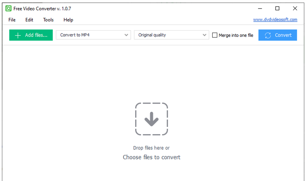 DVDVideoSoft Free Video Converter Screenshot 1