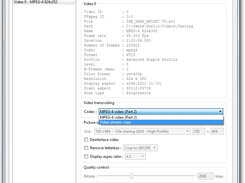 DVDx 4.1 Video Transcoder Settings