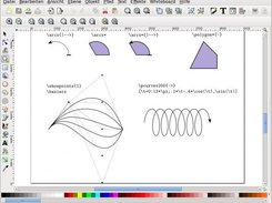 An excerpt of the tplot manual opened in Inkscape.