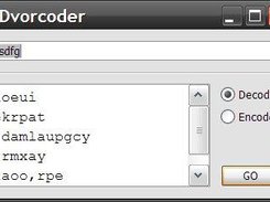 Dvorcoder GUI - Windows XP