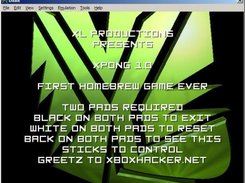 Dxbx running XPong