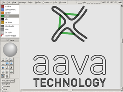 Company logo in PCB