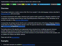 DynamicHMC Screenshot 1