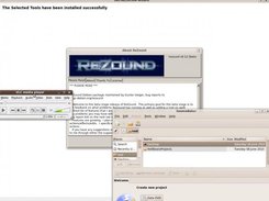 VLC ,Rezound and GNome Baker are installed successfully