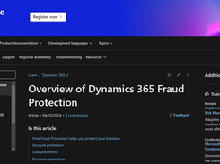 Dynamics 365 Fraud Protection Screenshot 1