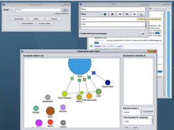 Clustering technology gives the opportunity to show what's going on in a bunch of documents.