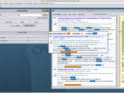 Search for manually typed terms, as in all common search engines.
