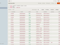 PartiQL console with schema-aware autocomplete