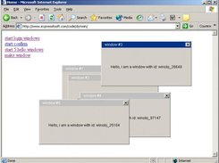 Multiple overlapped windows