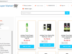 E-Commerce Shopping Cart Screenshot 1