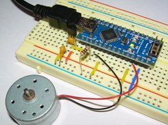 Measure current in DC motor