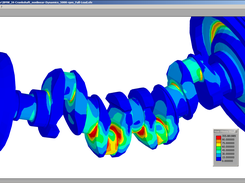 eOSSP Success Stories - analyzing nonlinear Dynamics, BMW I4 Crankshaft