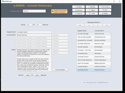 eGERLYVER  x64  - Cornish Dictionary Screenshot 4