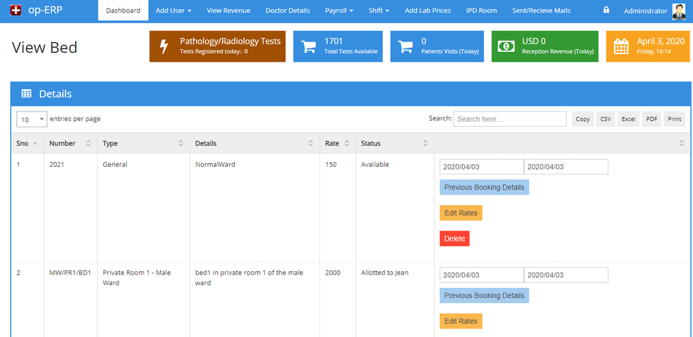 E-HAS Screenshot 1