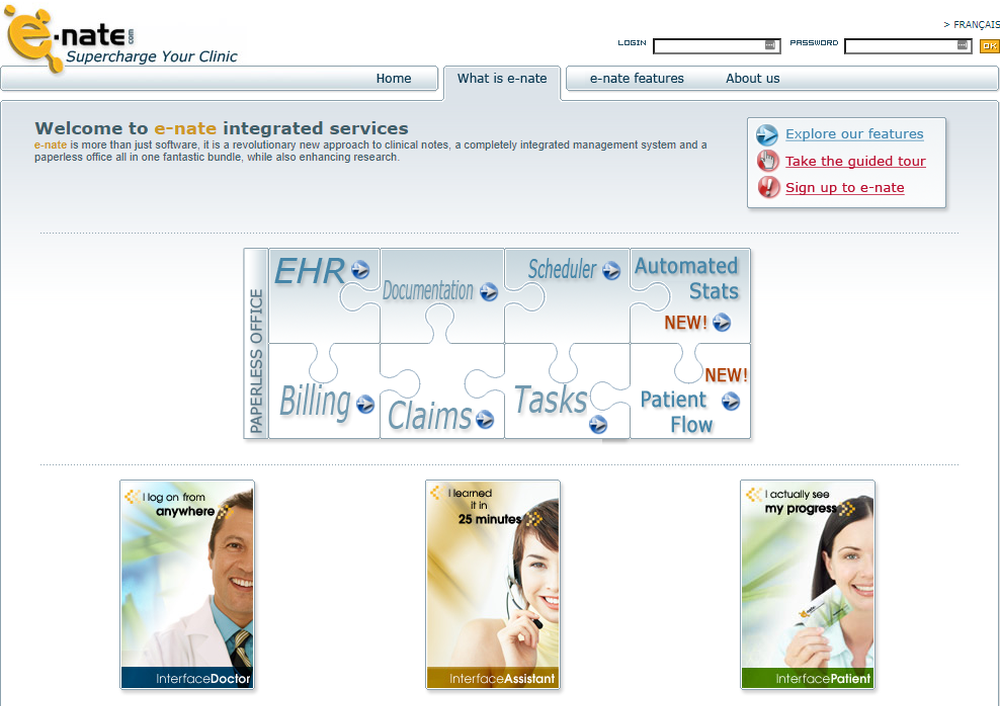 e-nate integrated services Screenshot 1