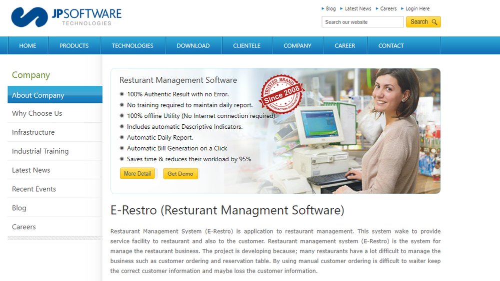 E-Restro Screenshot 1