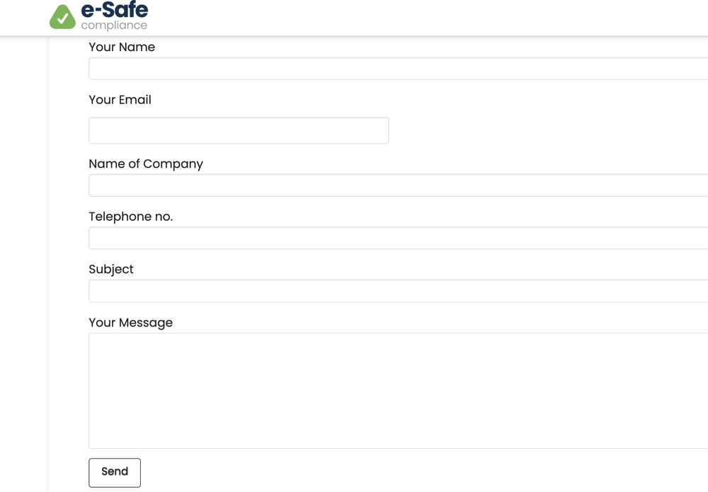 e-Safe Compliance Screenshot 1