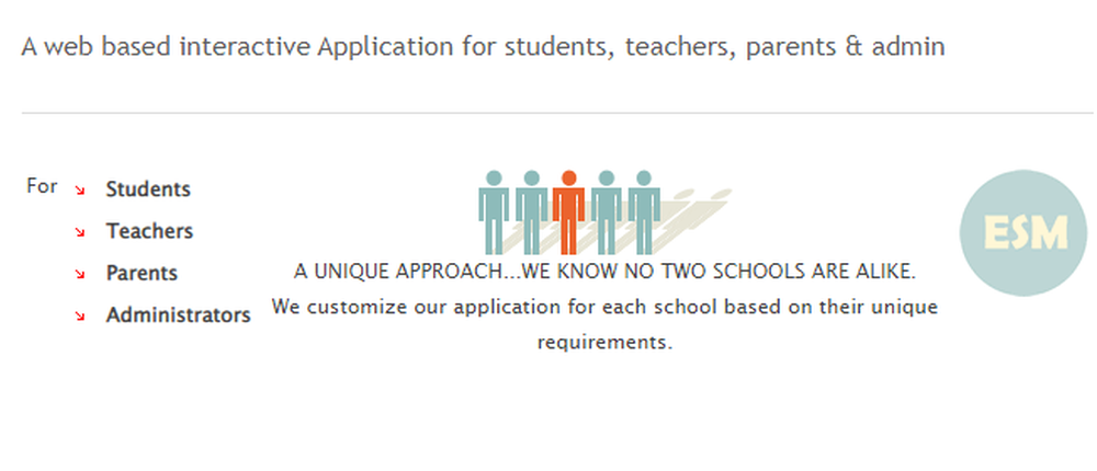 E-School Management System Screenshot 1