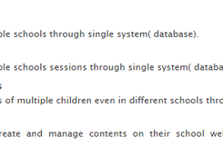 E-School Management System Screenshot 2