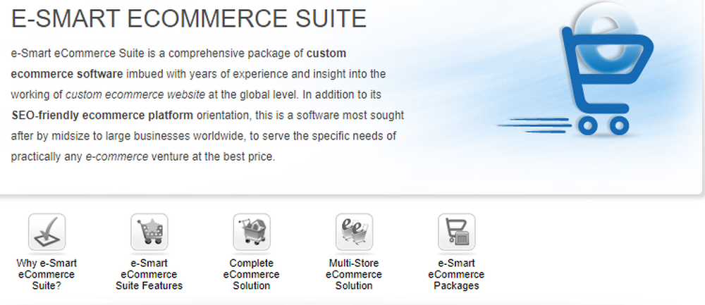 e-Smart eCommerce Suite Screenshot 1