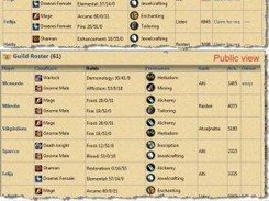 Roster within e107