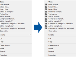 context menu