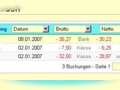 overview of the cash-bank book