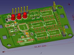 FreeCAD-PCB workbench: Communication module