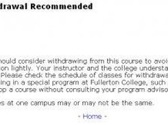 Instructor Alert Description View