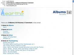Sample of an auto-generated email newsletter