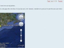 The Earth Mapper in action.