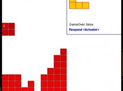 Tetris: a 2D grid environment including user interaction