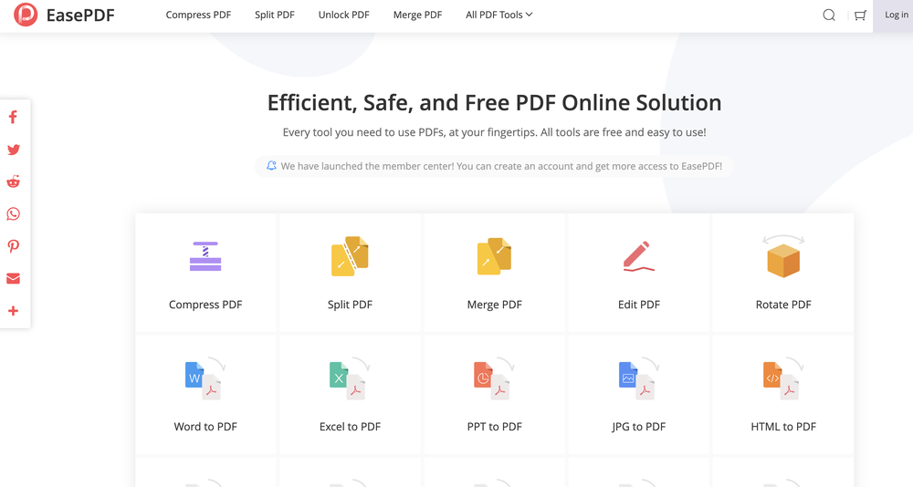 EasePDF Screenshot 1