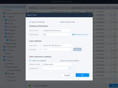 EaseUS MS SQL Recovery Screenshot 1