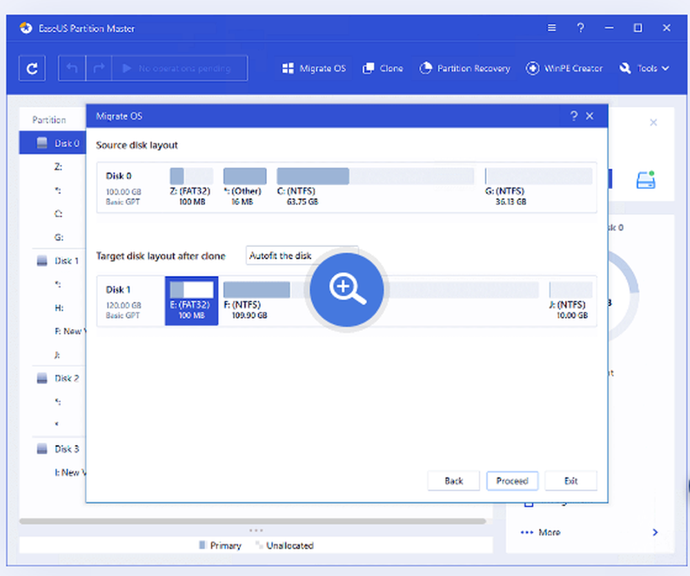 EaseUS Partition Master Screenshot 1