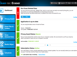 This feature is the core of your privacy protection, giving quick access to erasure modules and real-time alerts for tasks, updates, subscription status, and news to keep your data secure.tion too.