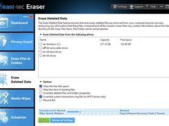 This feature permanently removes previously deleted files and all related information, including from the Recycle Bin, file slack, and file names, beyond recovery.