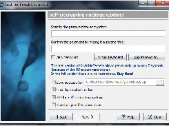 Create Self-Decrypting Packages to securely send encrypted messages that open directly on the recipient's PC.