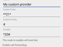 Easy Call Forwarding Screenshot 1