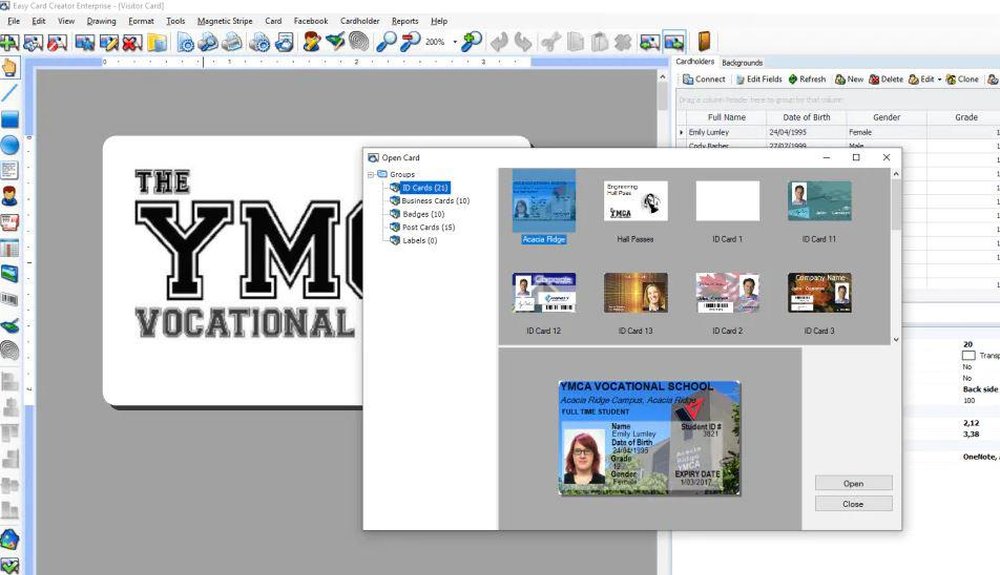 Easy Card Creator Screenshot 1