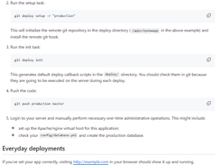 Easy git deployment Screenshot 1