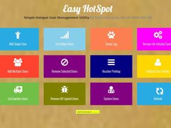 Easy Hotspot main menu