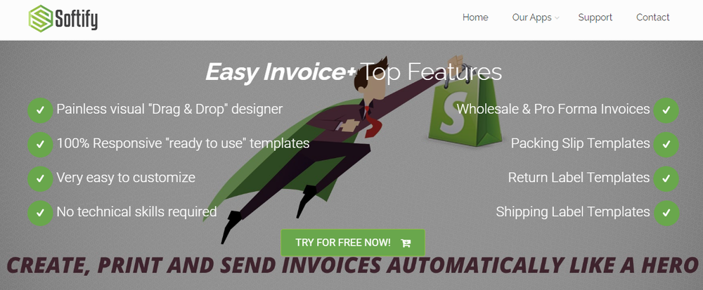 Easy Invoice+ Screenshot 1