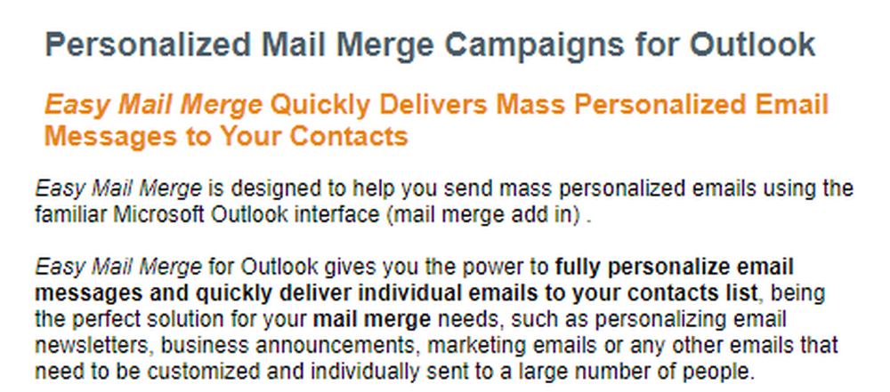 Easy Mail Merge Screenshot 1