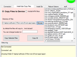 install/tranfer files