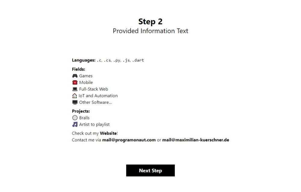 Easy Portfolio Screenshot 1