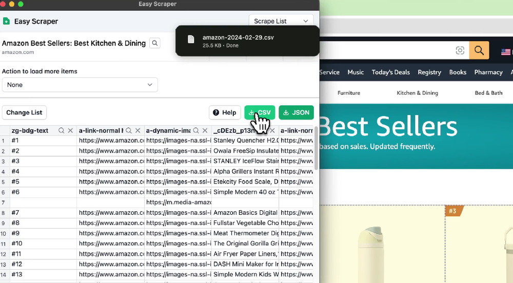 Easy Scraper Screenshot 1