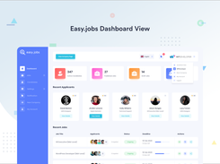 easy.jobs Dashboard View