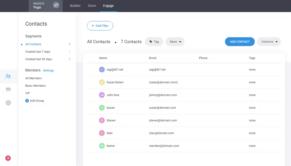 Easy Website Screenshot 1